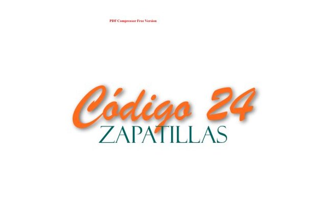 Catálogo ZAPATILLAS